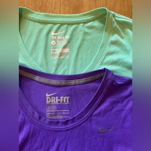 Pair of Women's Small Nike Athletic Shirts